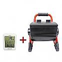 Anniversary Bundle E-Heater WDH-BGP02 + Thermo-Hygrometer with Clock WDH-TH205